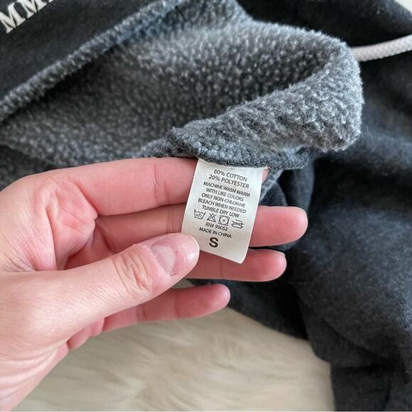 Rebel 8 Secret Society PMA Grey Cropped Hoodie Sweatshirt S - Picture 6 of 6